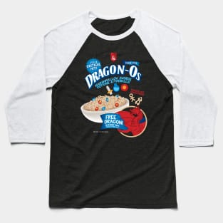 Dragon-Os Cereal Dungeons and Dragons Cereal Baseball T-Shirt